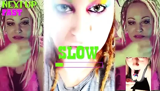 Setzen Sie blowjob-Porno auf einen zweiten Bildschirm und folgen Sie zusammen mit der Göttin Lana