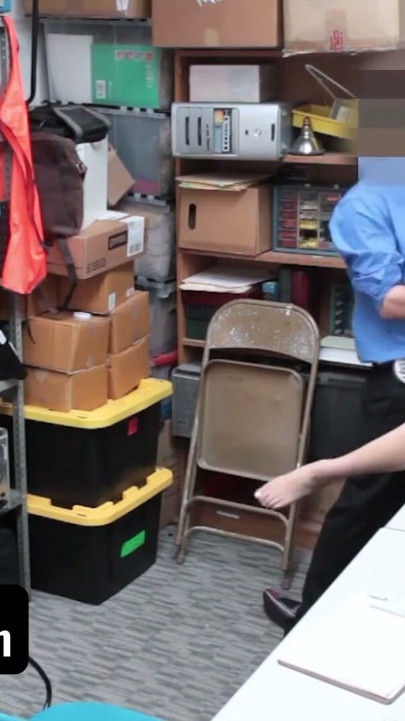 Shoplyfter - Skinny Mischievous Asian Jade Noir Caught Stealing And Got Disciplined By Perv Officer | Clip 3