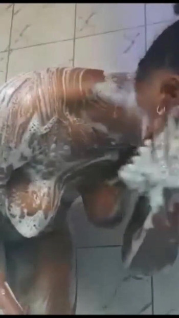 Key moment from "African Hot bathing"