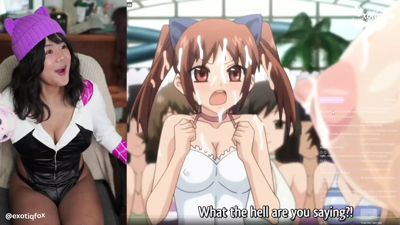HOLY SHIT HE'S BREEDING EVERY GIRL IN THE NEIGHBORHOOD HAREM! ExotiqFox Solo Gooner Girl Hentai Reaction Livestream