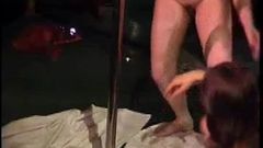 Lesbians fisting on stage 3