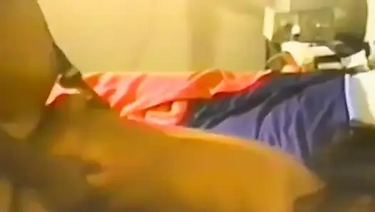 An Amateur Couple Shoot a Creampie Scene