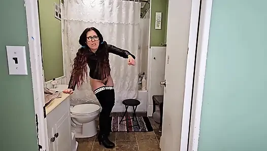 She Battles the Invisible Man