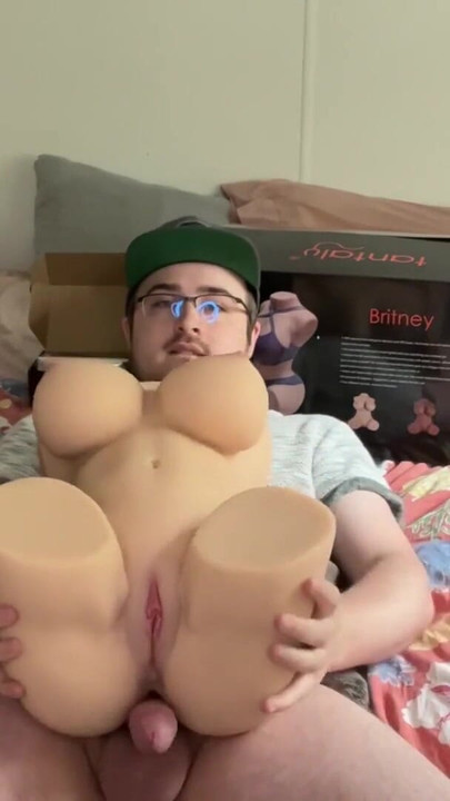 Spectacular moment from "Trying the Britney Sex Doll from Tantaly"