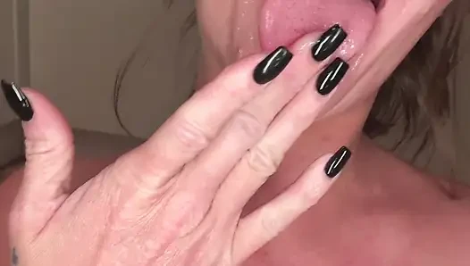 Pov - si cewek semok rambut merah zoe grey lagi asik nyepong kontol sampai dicrot di wajahnya