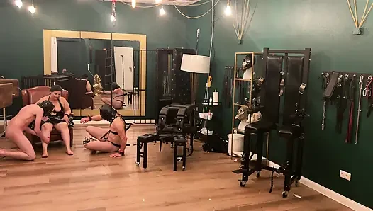 Fetish Lofts with My 2 Slaves Part 4-4