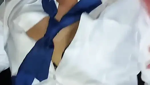 Otaku in Cosplay Marin Gets Anal Sex