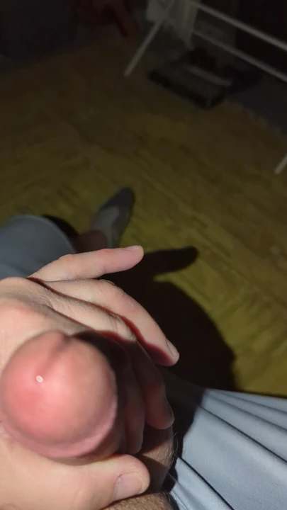 Slipped into the basement for a quick stroke
