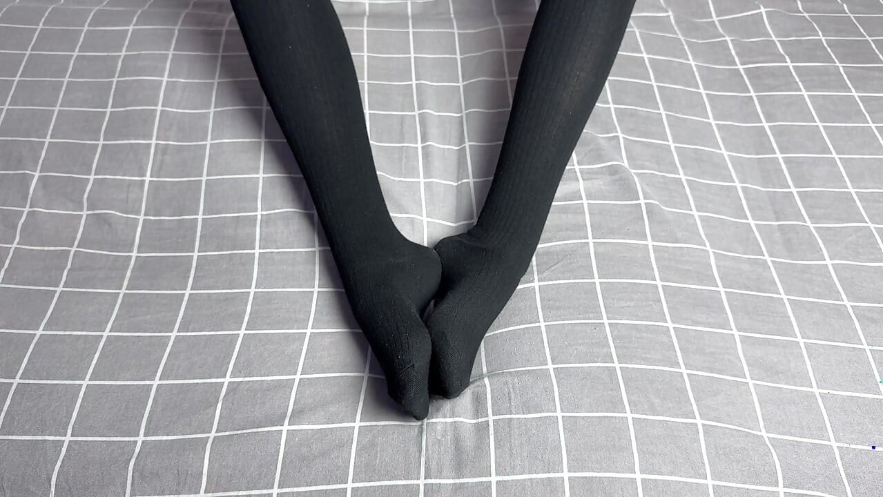 แค่คุณและนายหญิงในถุงเท้ายาวสีดํา