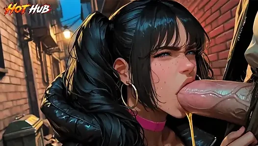 PART 1 The model Girl fuck with the begger on the street  Girl shoked by Begger big penis