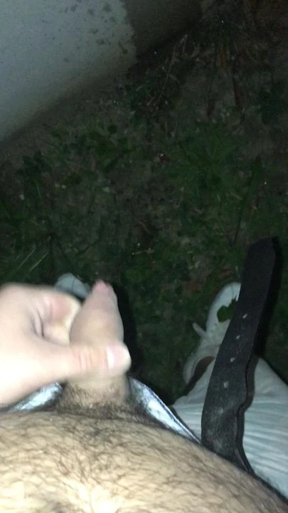 Small cock pee outdoor
