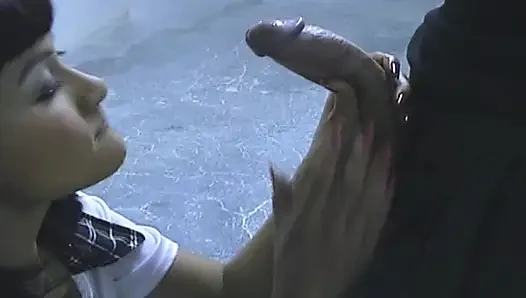 Seductive Brunette Gets Pounded Hard on the Couch