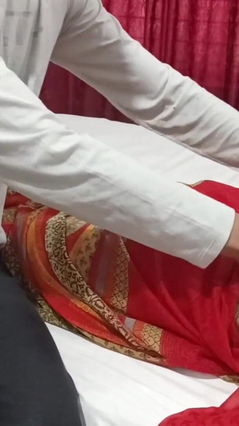 Thrilling moment from "Hot Garam pyaasi Stepmother Got A Massage from her stepson Before A Hard Fuck In Close-Up With Hindi"