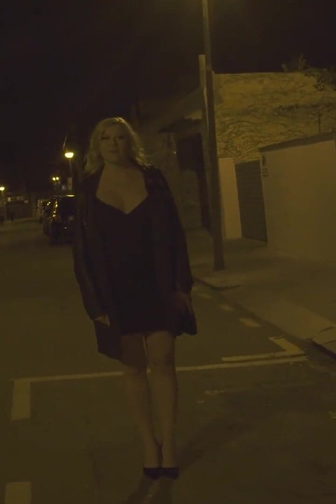 This Busty Mature Woman Goes Out on the Street with Her Tits Out Looking for Young Men to Fuck