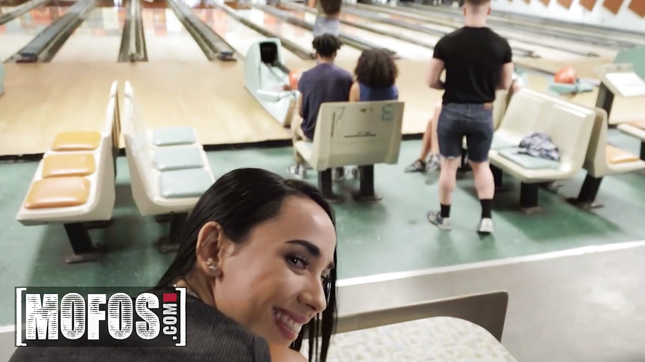 MOFOS - Kinky Brunette Gaby Ortega Turns A Bowling Night Into A Naughty Public Fuck Session