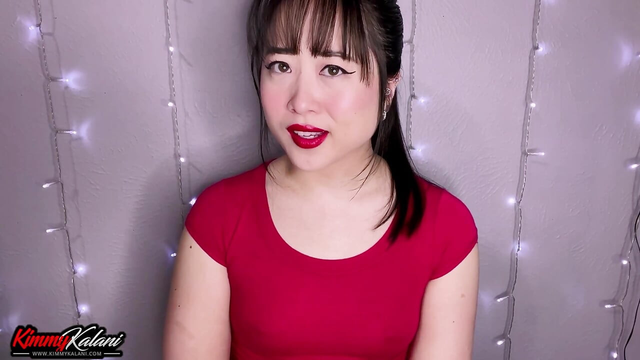 Asian step-sis helps you cum