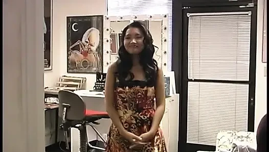 Cute Asian Nympho Lana Croft with Perky Small Tits Enjoys Using Vibrating Ttool for Her Pussy
