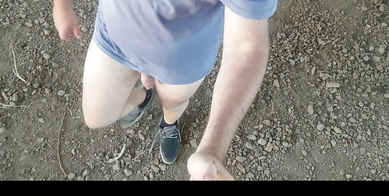 Walking naked in an abandoned building