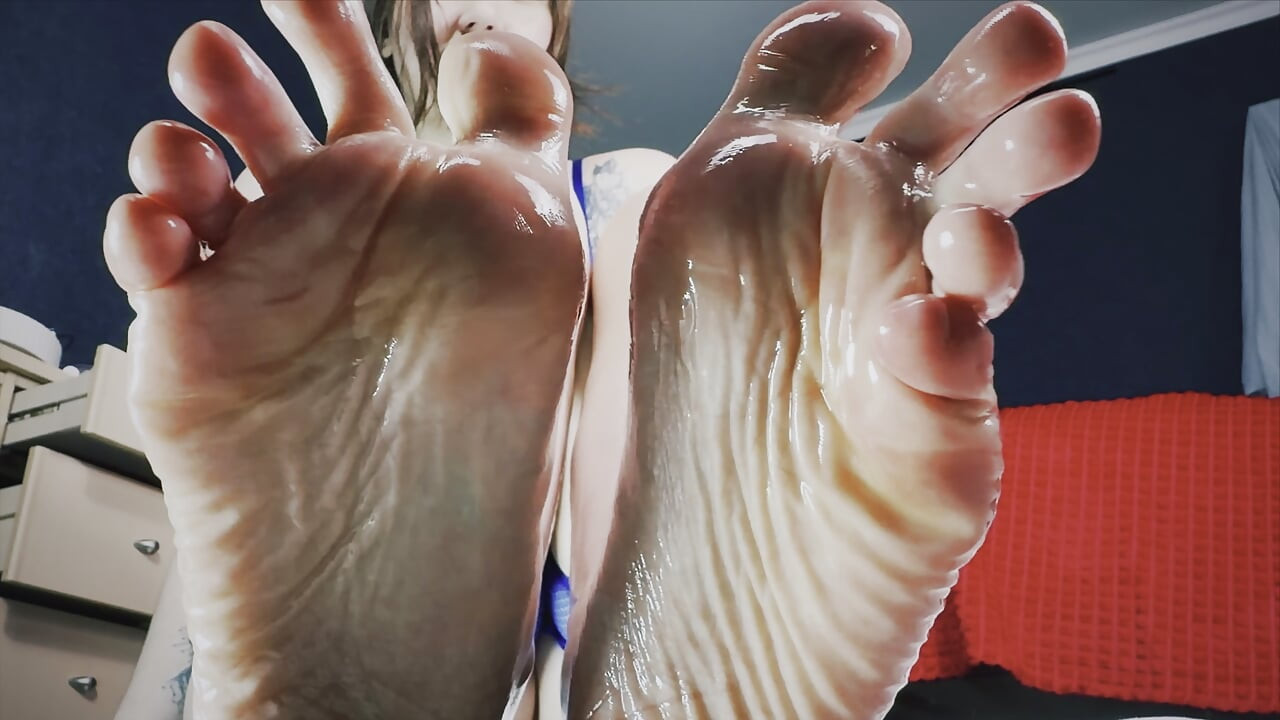 Oiled Feet Asmr Slow Sole POV & Deep Whisper Tease