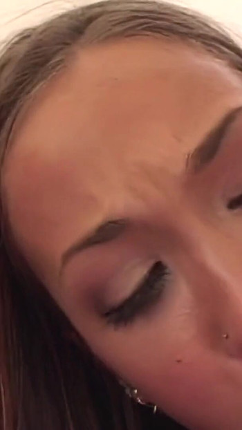 Stunning moment from "Jamie Elle looks stunning with two cock stuffed deep inside her shaved cunt and asshole"