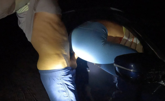 Met a teen and we fucked like crazy in the car with her ass out the window I stuck my big dick in deep