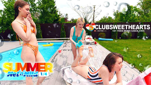 Wet &wild summer 18yo lesbians clubsweethearts