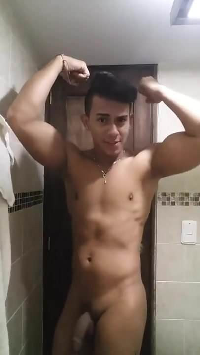 Cute latin shoowing off