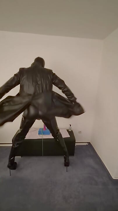Deep, Rough, and Booted Dildo Riding