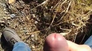 New huge cumshot outdoor by Eclipse80 (the cumshooter)