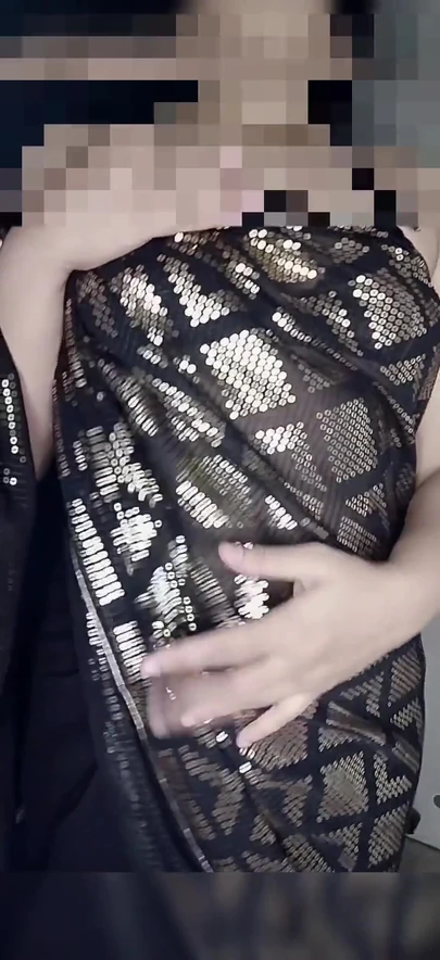Captivating moment from "Pregnant Indian Milf Striptease"