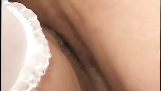 Horny granny knows pretty well how to handle gang bang