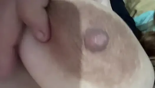 My tits full of milk