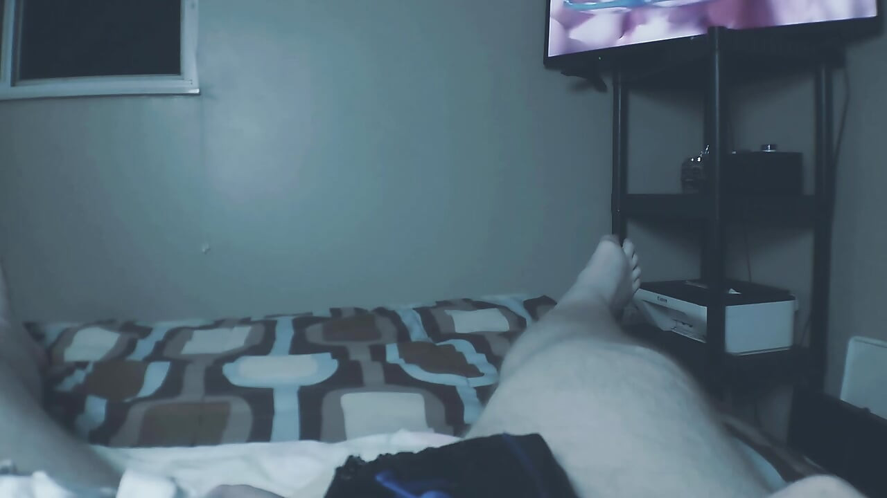 Masturbating Step-mom Gives Step-son Handjob