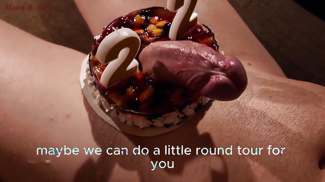 MILF Serves 10 Cumshots on Birthday Cake Then Eats Every Slice