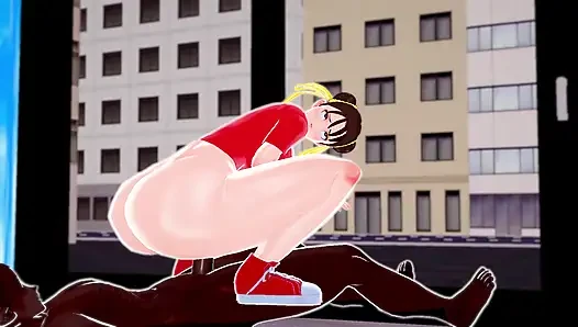 CHUN-LI FUCKS BBC AND GET PREGNANT