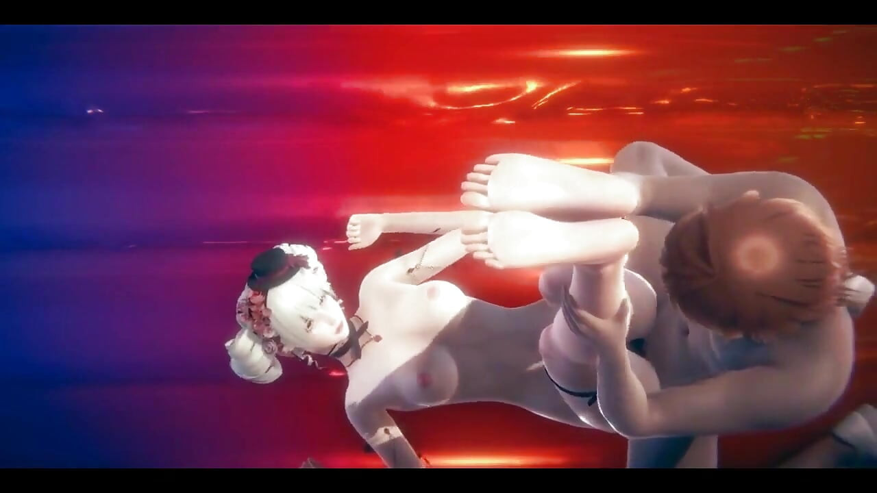 変態セクシーな女の子の手コキとプールでのセックス - アジア系日本マンガアニメ変態3Dポルノ