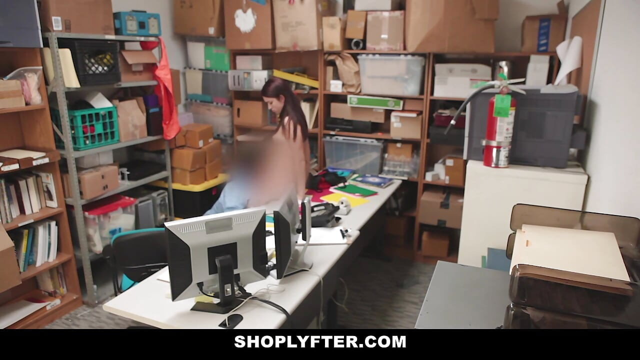 Tiny Teen Naiomi Mae Caught Shoplifting and Taken for Strip Search