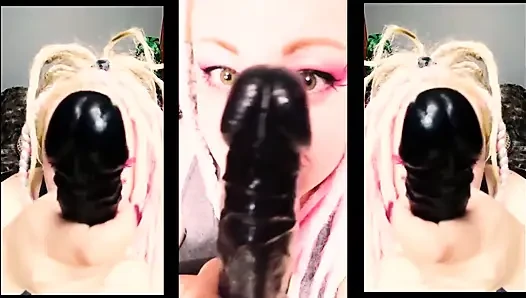 Ich mach dich in leah, die BBC spermaladungs-sexpuppe