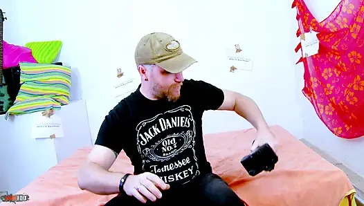 Sabrina Sweet French Blonde Pornstar FMM Threesome Blowjob & Cumshot