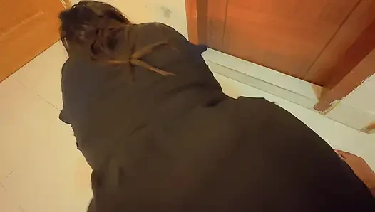 Huge Hanging Fat Boobs & Big Ass Arab Hot Stepaunty Want Fuck From Neighbor When Her Husband Go to Market!