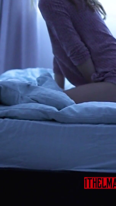 I'm spying on my best friend's stepsister when she masturbates i | Clip 1