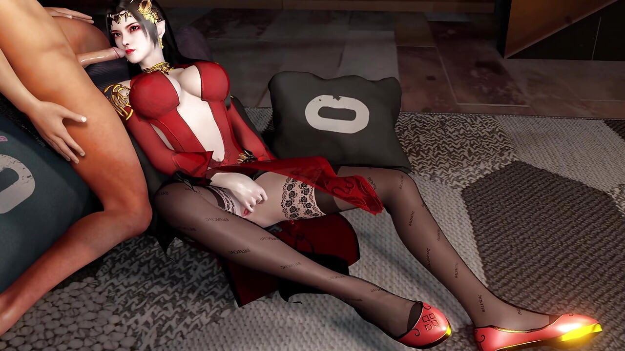 3D Big Boobs Cosplay MILF Got Fucked so Hard