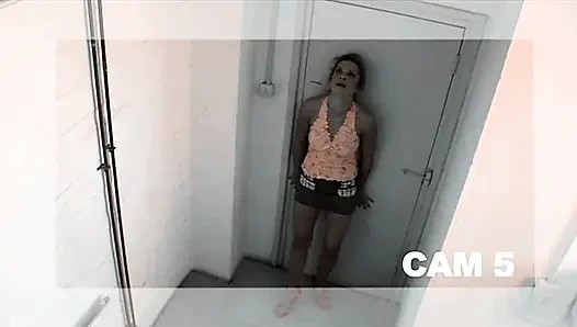 Austrian Tight Tiny Shaved Pussy Rough Fuck in the Bathroom