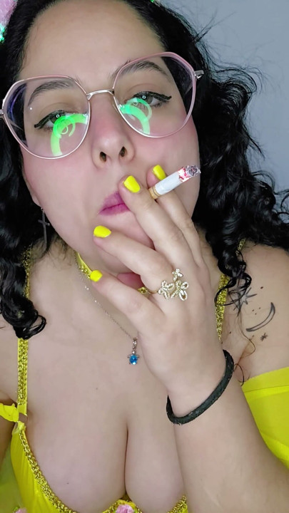Eddie Queens ft. babyluna939 - Princess Belle Smoking Fetish, Smoke Blowjob and Facial Finish Part 1 | Clip 1