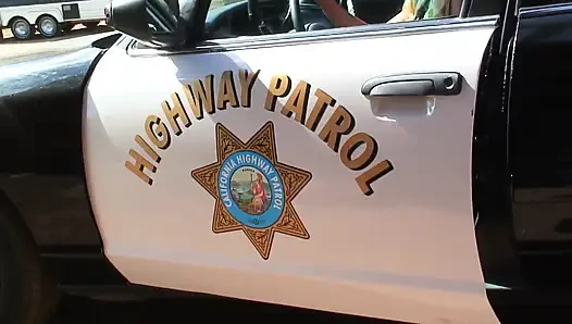 Milf fucks a cop so he doesn't have to be taken to prison