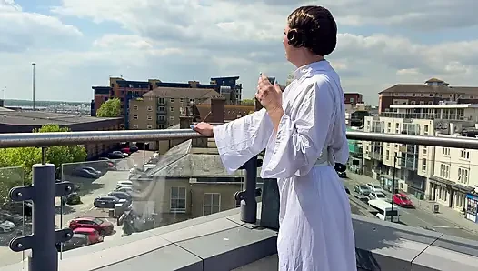 Lil missy als Prinzessin Leia: Sich der Finsternis ergeben