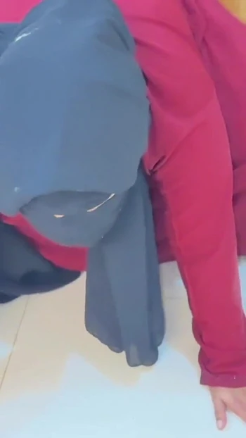 Stunning moment from "Big Ass Beautiful Arab Hot stepMom Stuck Under Chair!"