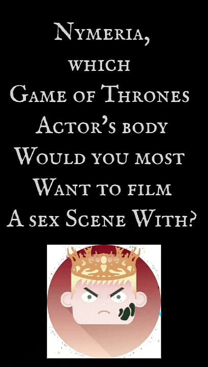 The nerdy naughty Game of Thrones 30 days challenge