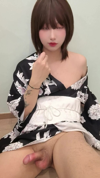 Super Pretty Asian Ladyboy Playing Her Big Cock,Will You Serve Her Big Cock? | Clip 1