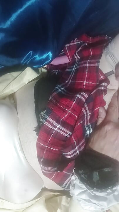 Panties boy playing